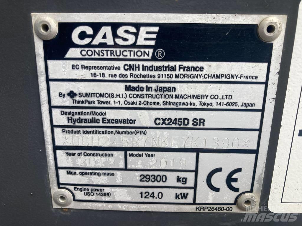 CASE CX 245 D SR LC Escavatori cingolati