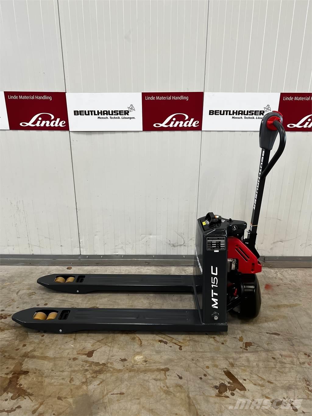 Linde MT15C Transpallet uomo a terra