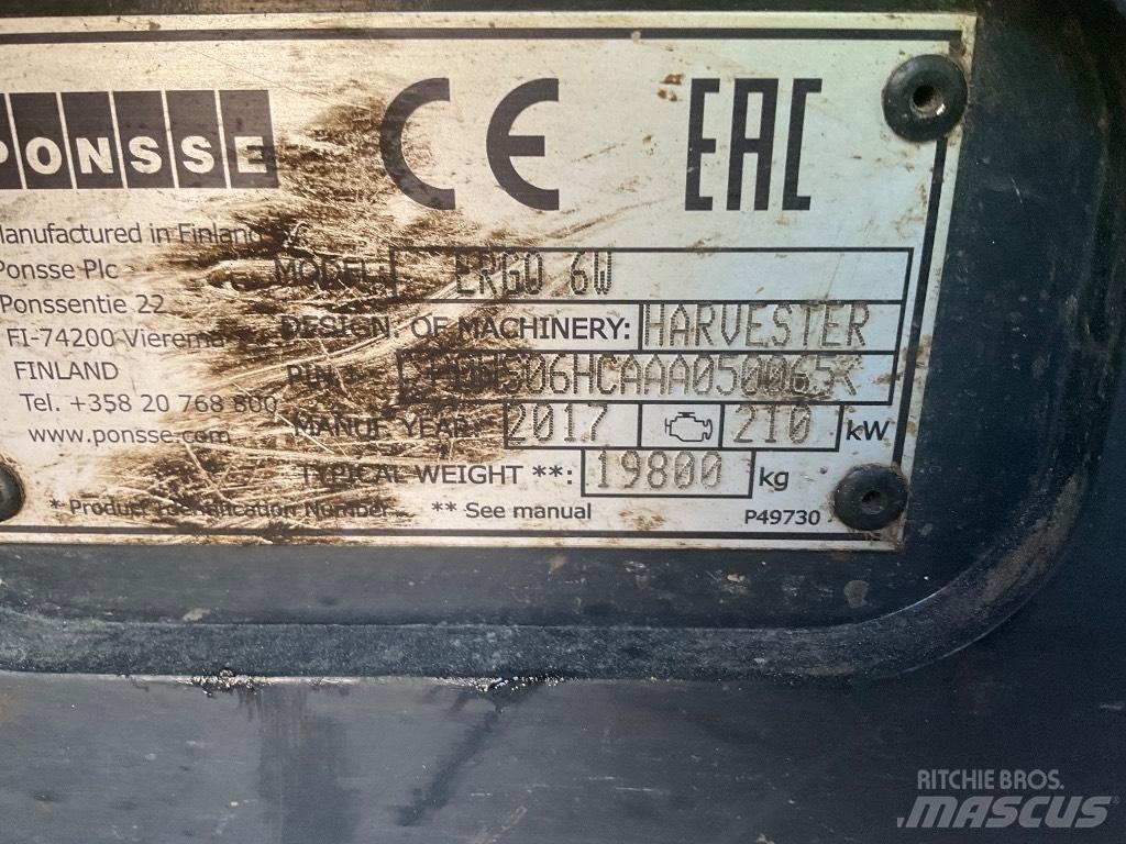Ponsse ERGO 6W Abbattitrici, Disboscatrici