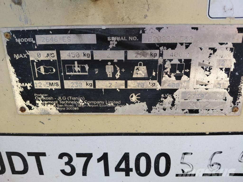 JLG 2646ES Piattaforme a pantografo