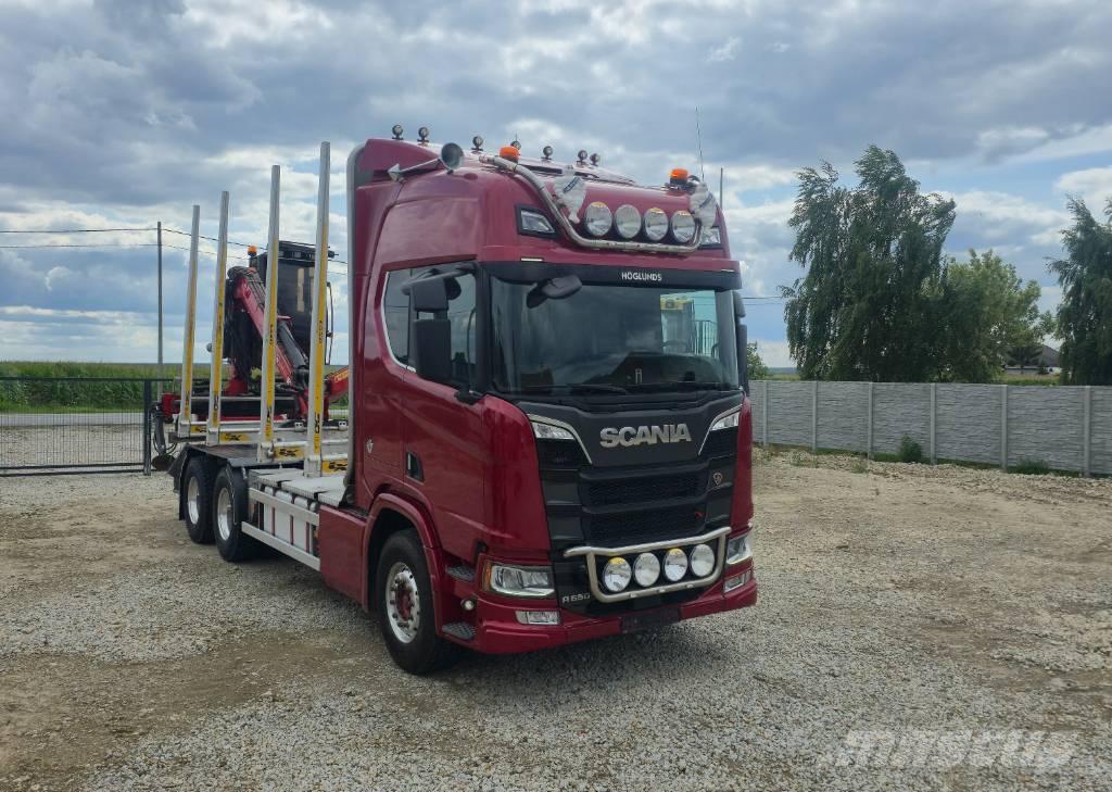 Scania R 650 Camion trasporto legname