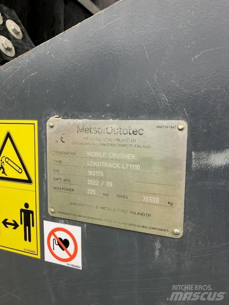 Metso LT 1110 Frantoi mobili