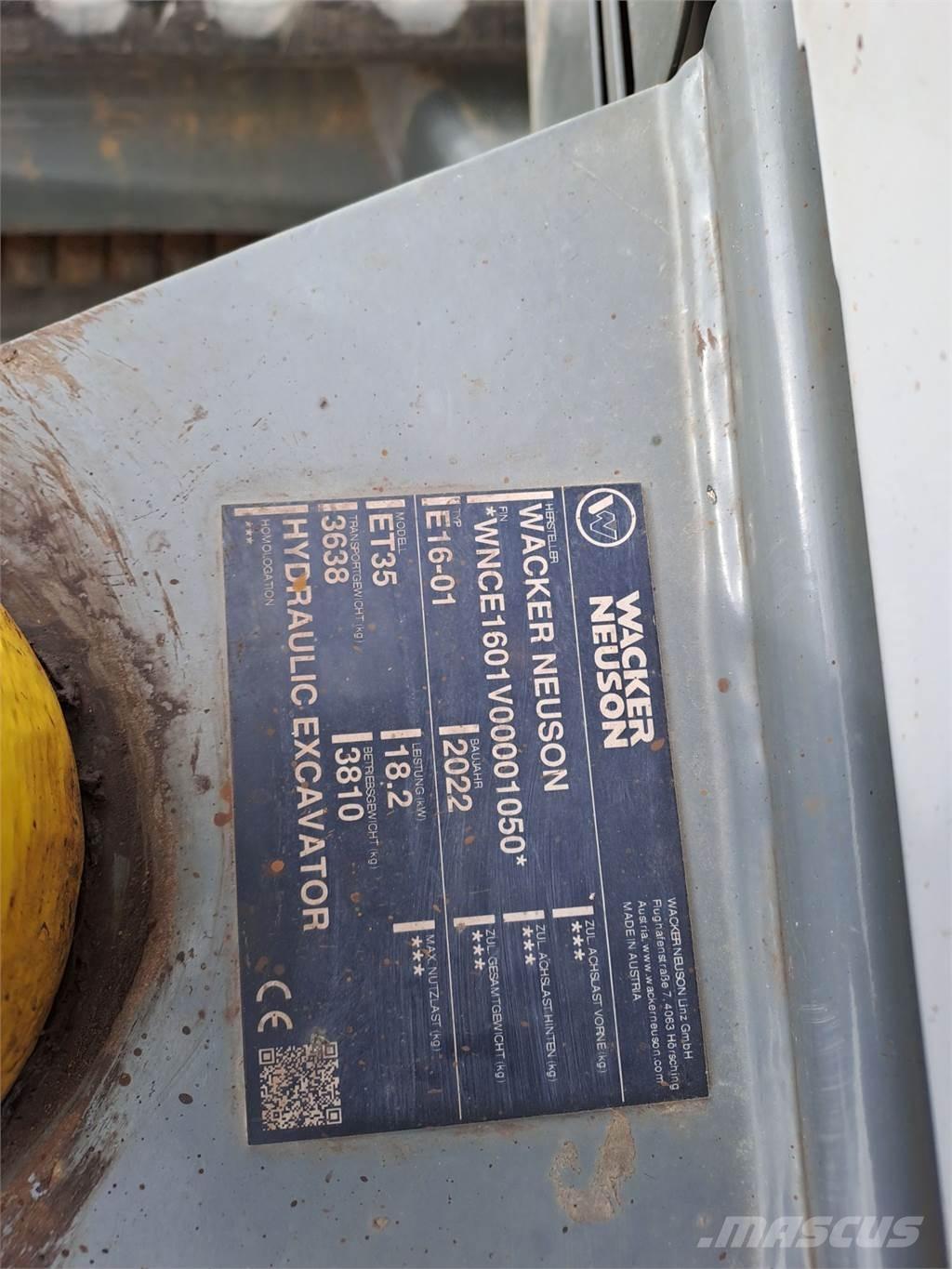 Wacker Neuson ET35 Escavatori cingolati
