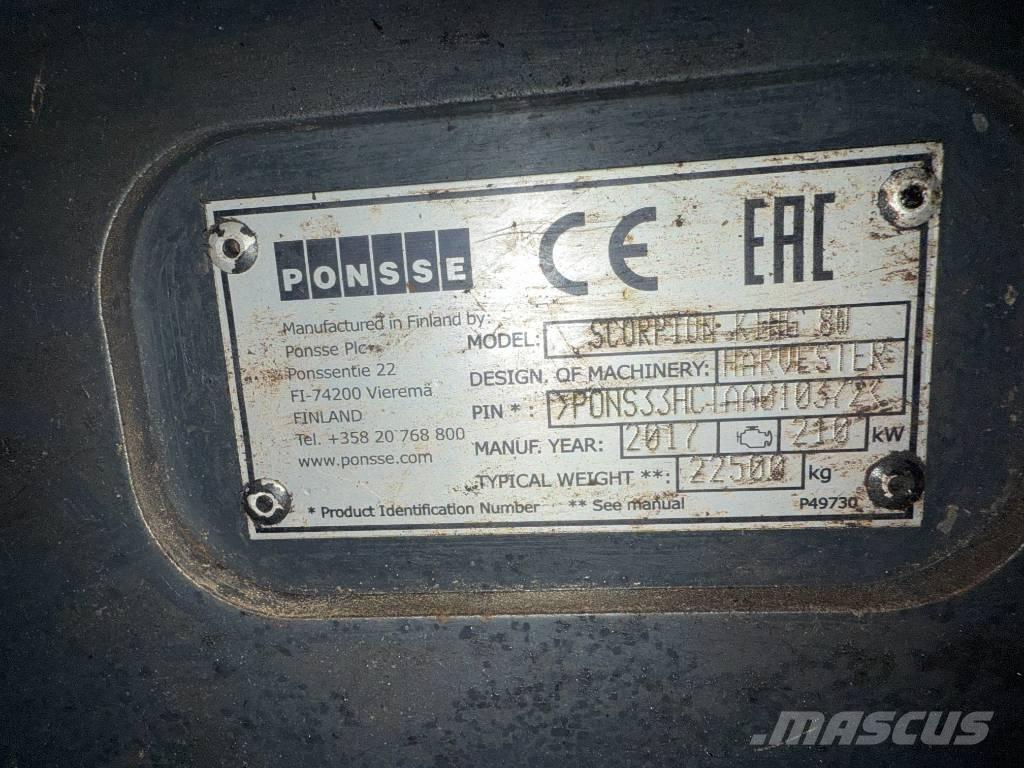 Ponsse Scorpion King Abbattitrici, Disboscatrici