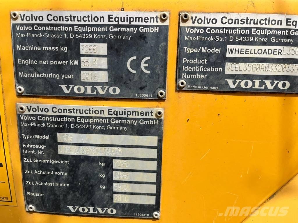 Volvo L 35 G Pale gommate