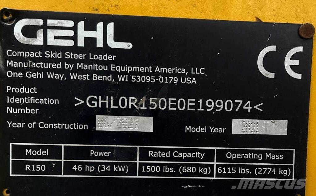 Gehl R150 Mini pale