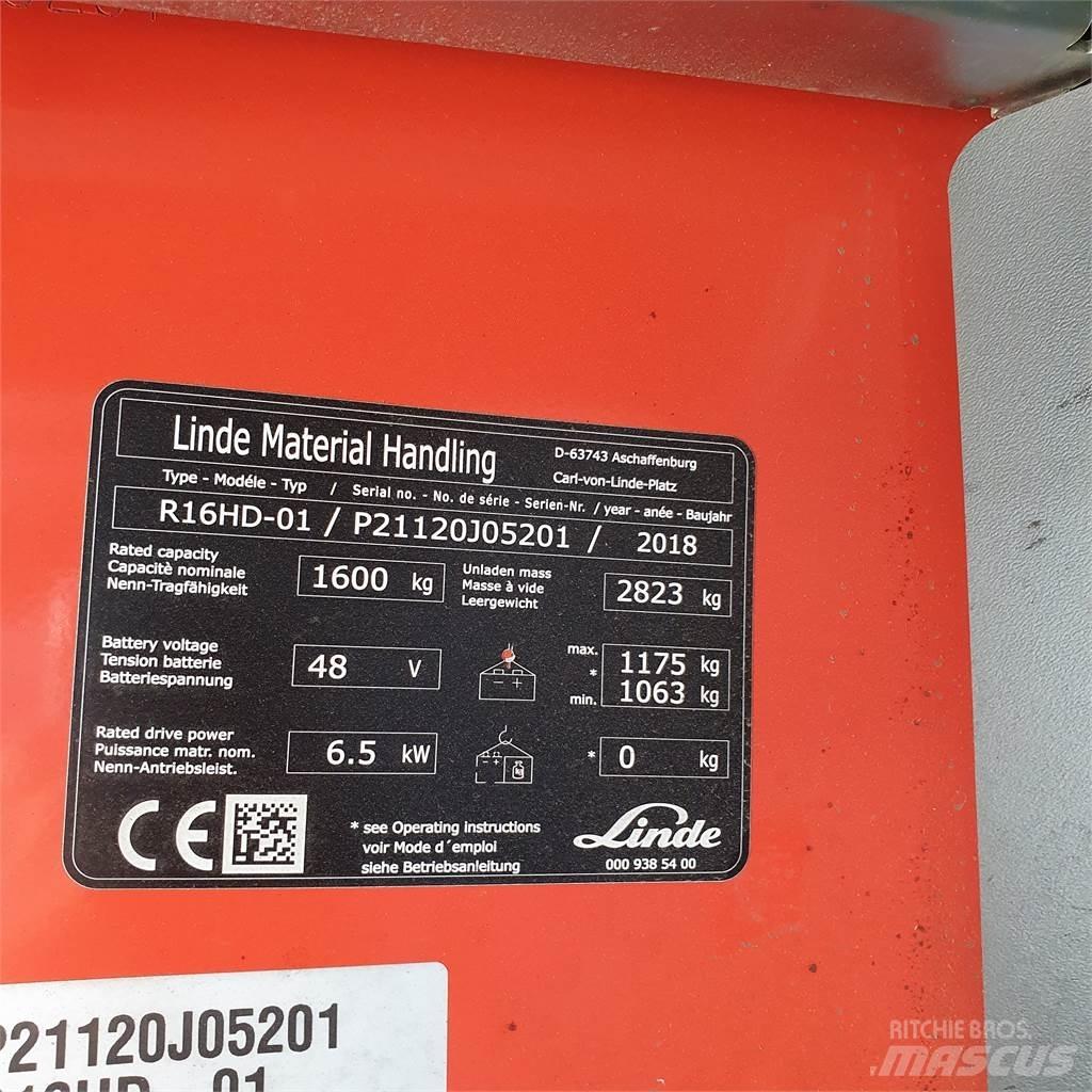 Linde R16HD Carrello retrattile