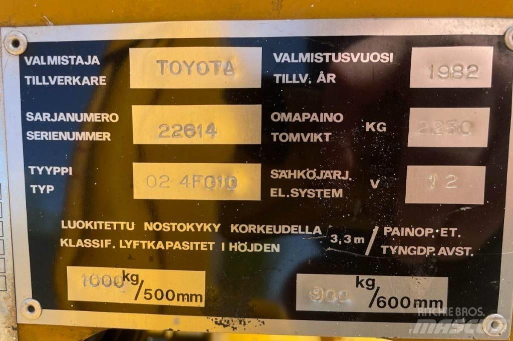 Toyota 02-4FG10 Carrelli elevatori GPL