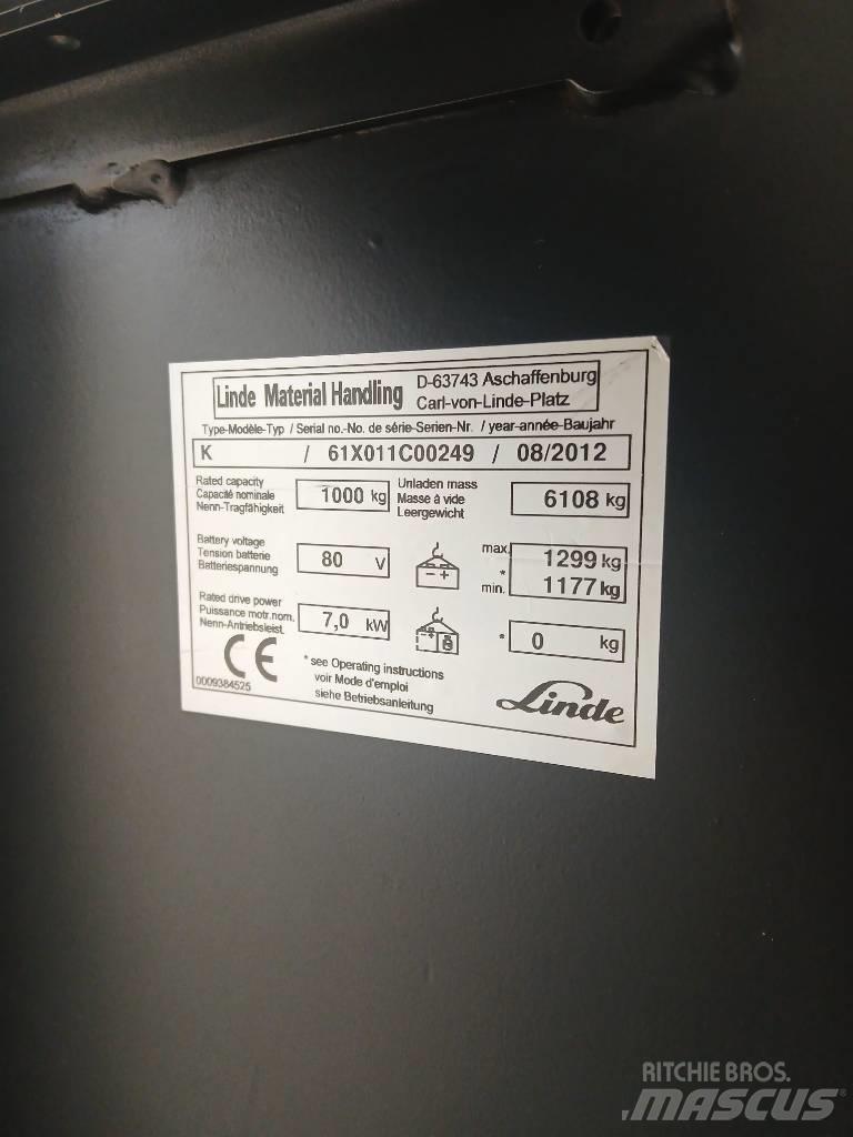 Linde K 10 Commissionatore alto livello