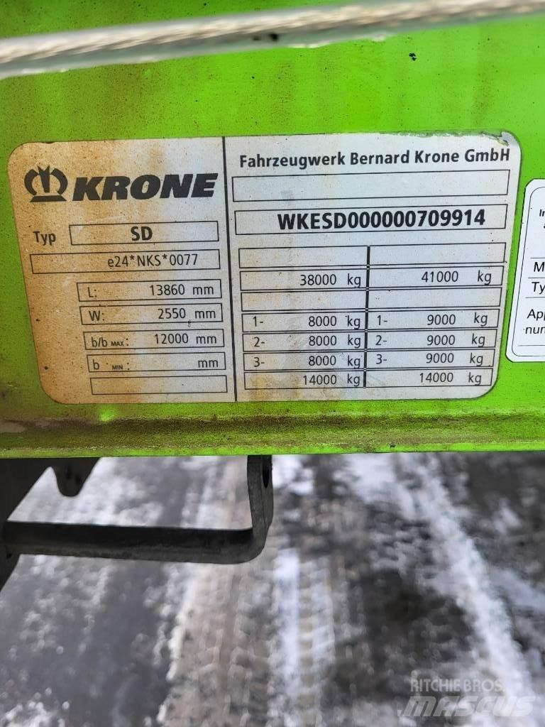 Krone SD Semirimorchi tautliner
