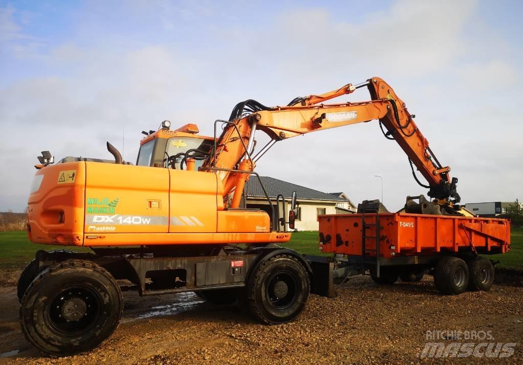 Doosan Dw 140 Escavatori gommati