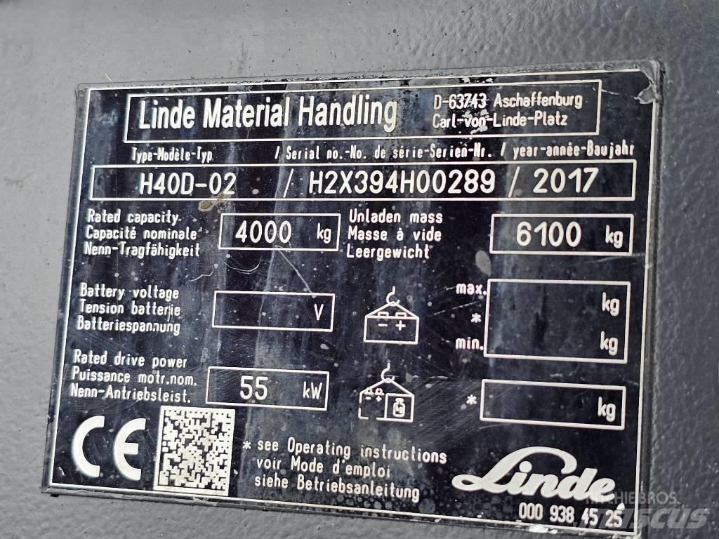 Linde H40D-02 Carrelli elevatori diesel