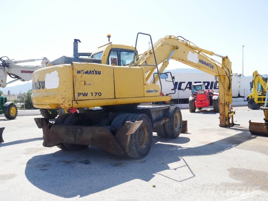 Komatsu PW 170 Escavatori gommati