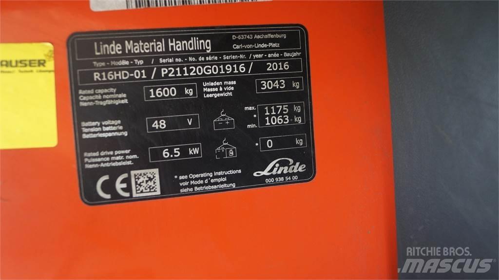 Linde R16HD Carrello retrattile