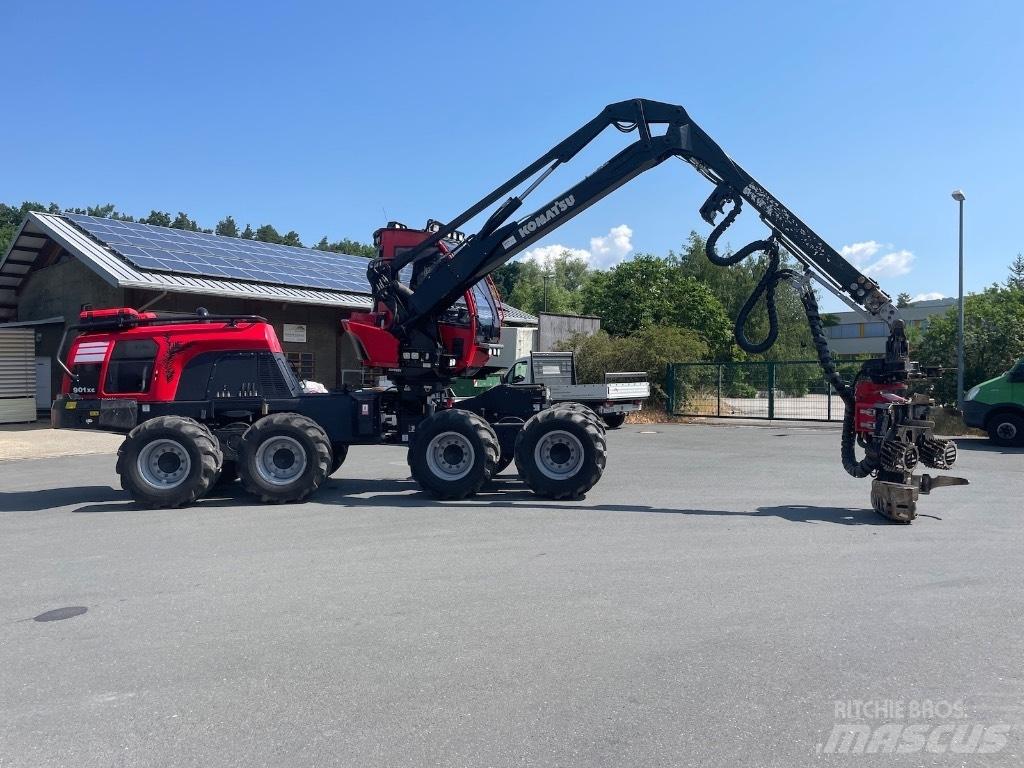 Komatsu 901 XC Abbattitrici, Disboscatrici