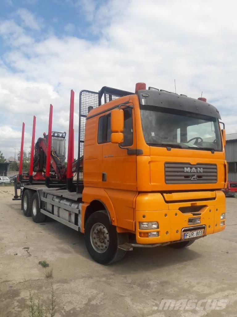 MAN TGA 33.530 Camion trasporto legname