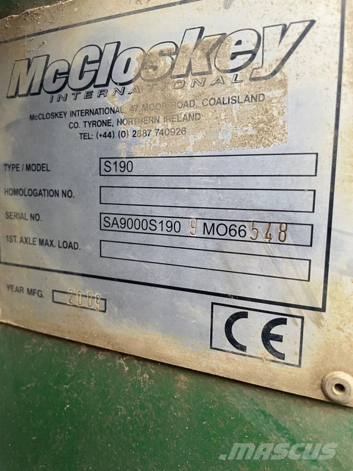 McCloskey S190 Perforatrici per cave