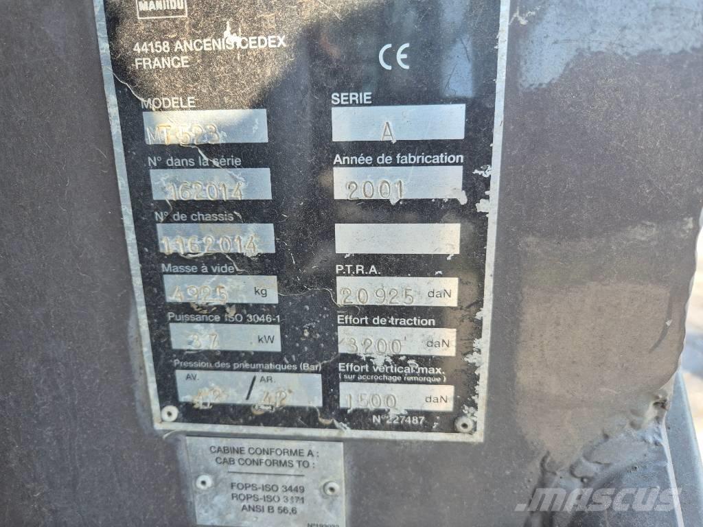 Manitou MT 523 Sollevatori telescopici