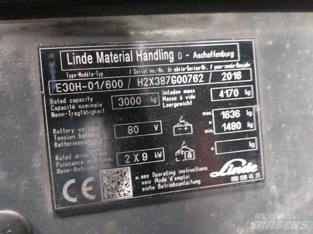 Linde E30H-01/600 Carrelli elevatori elettrici