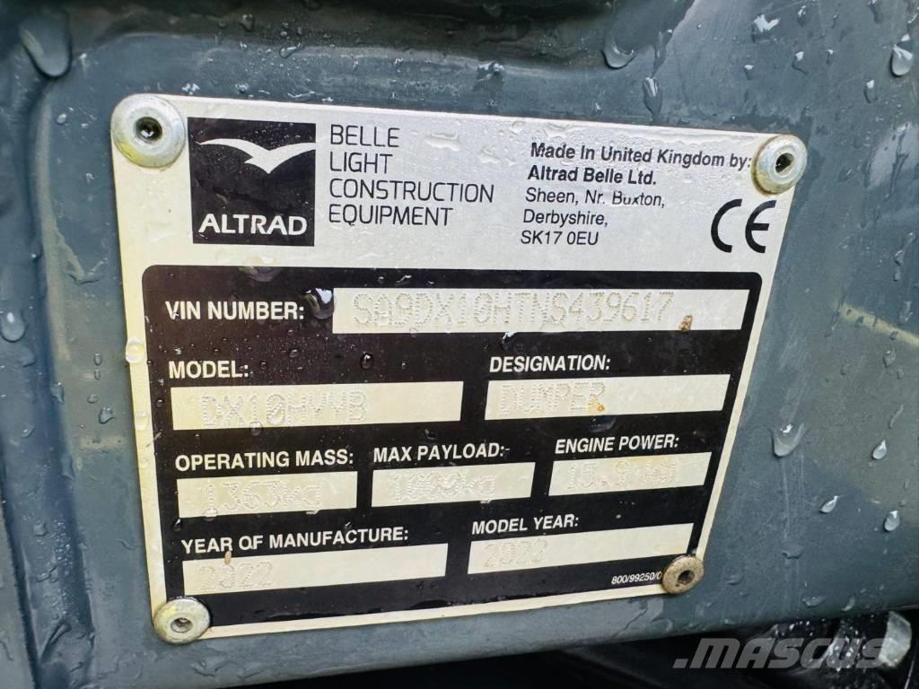 Altrad Belle DX1000 Mini dumper