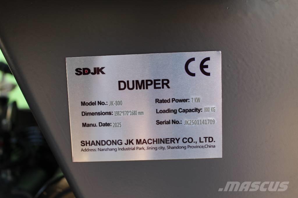  SDJK JK A800 Dumper a telaio rigido