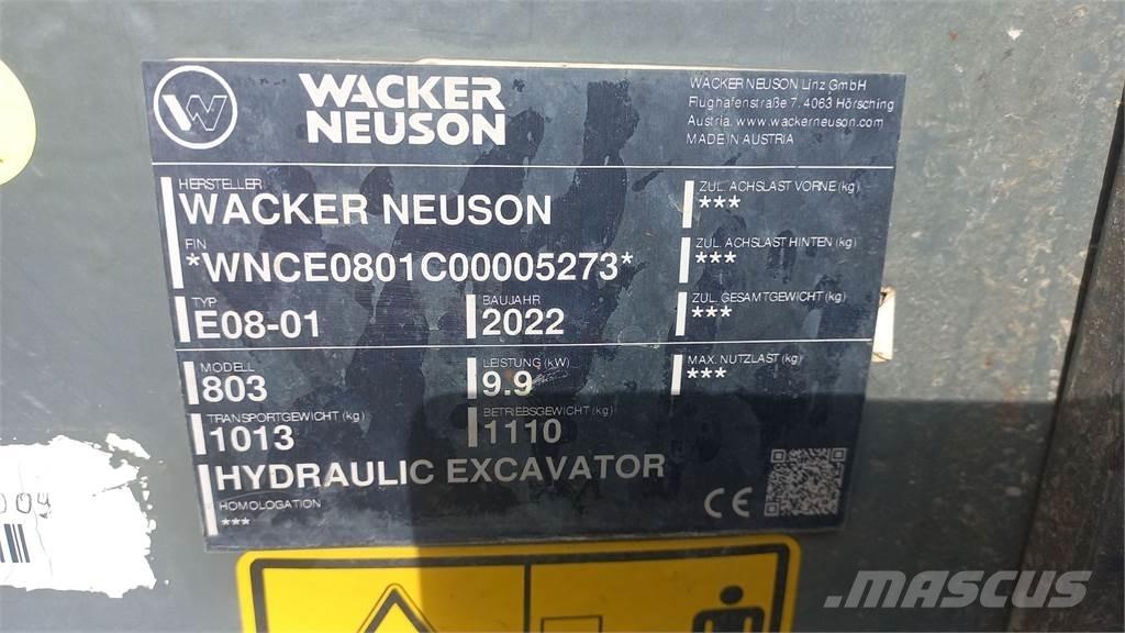 Wacker Neuson 803 Escavatori cingolati
