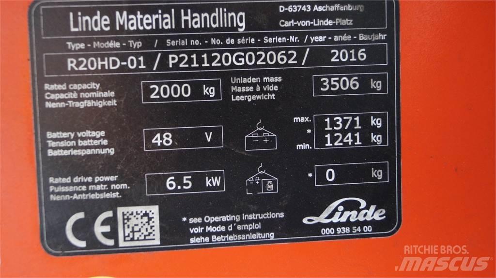 Linde R20HD Carrello retrattile