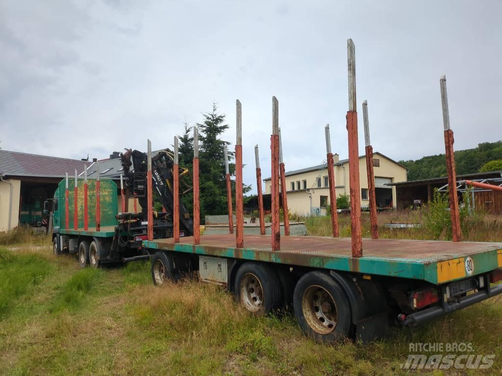 MAN TGA 33.430 Camion trasporto legname