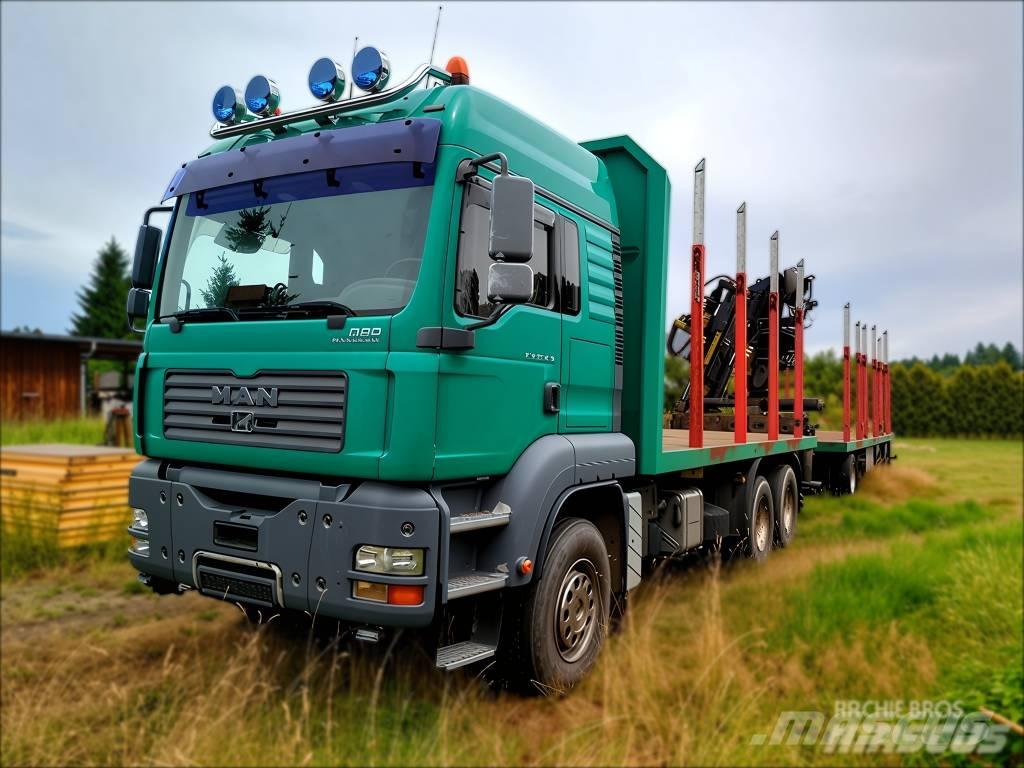 MAN TGA 33.430 Camion trasporto legname