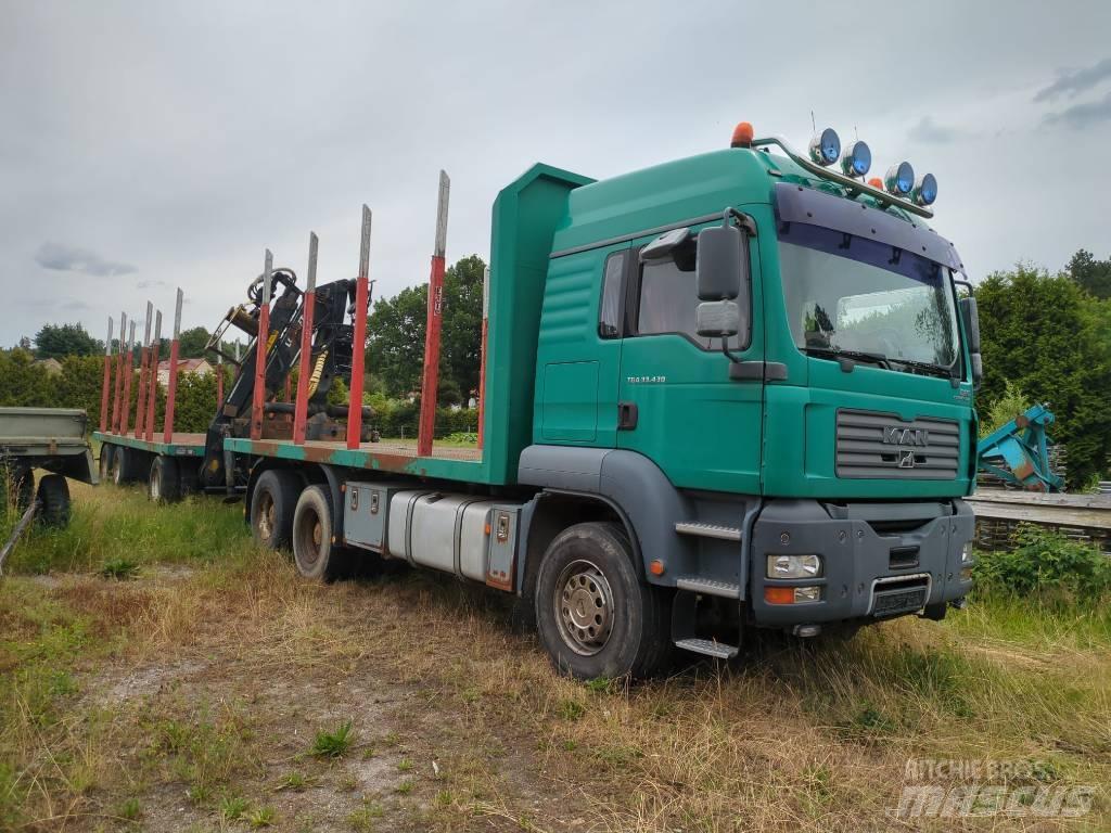 MAN TGA 33.430 Camion trasporto legname