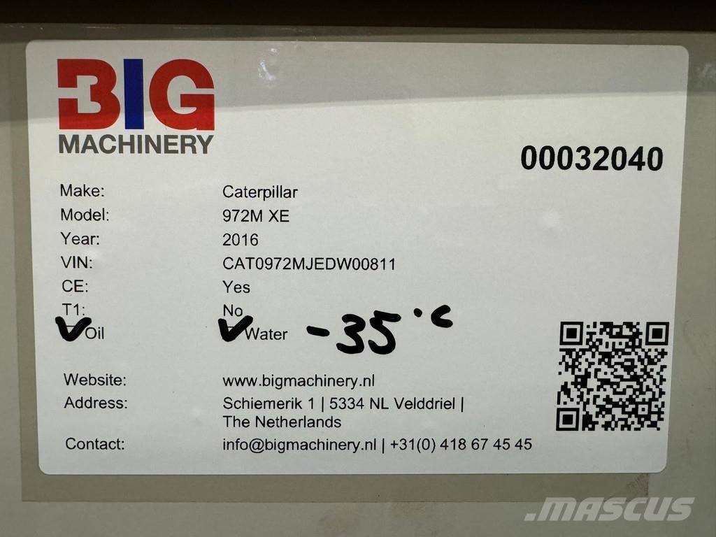CAT 972M XE Pale gommate