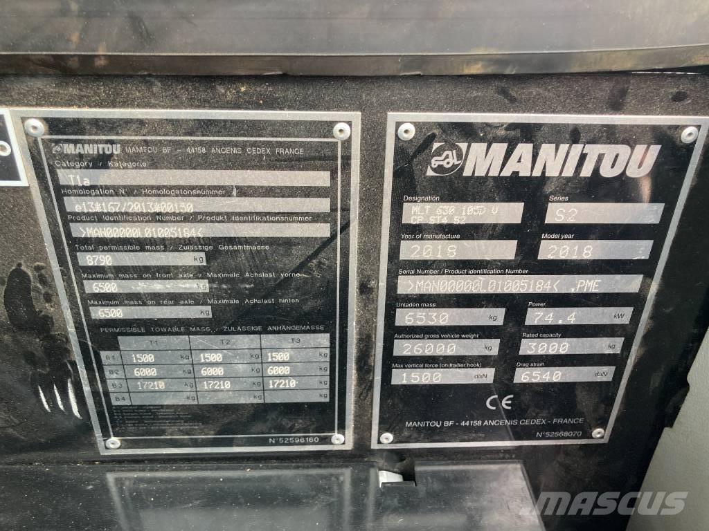 Manitou MLT 630-105 Sollevatori telescopici