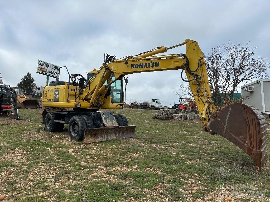 Komatsu PW 160-7E0 Escavatori gommati