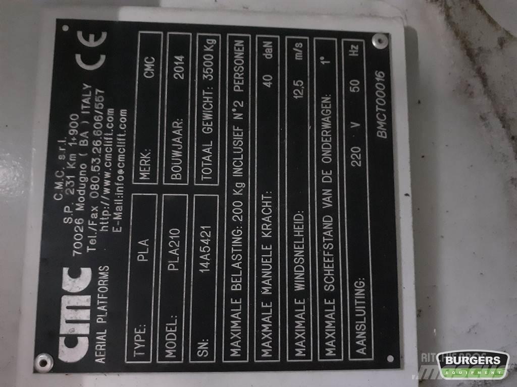 CMC PLA 210 Piattaforme a braccio telescopico