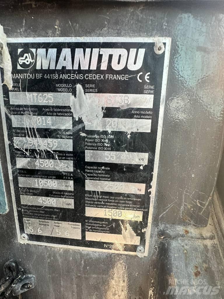 Manitou MT 625 Sollevatori telescopici