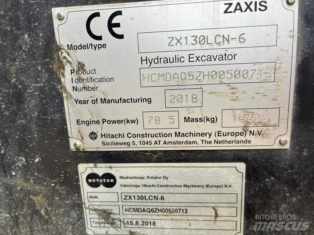Hitachi ZX130LCN-6 Escavatori cingolati