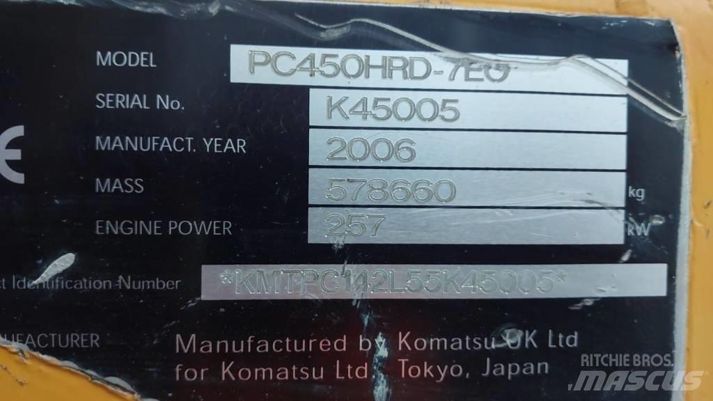 Komatsu PC450HRD-7E0 Escavatori da demolizione