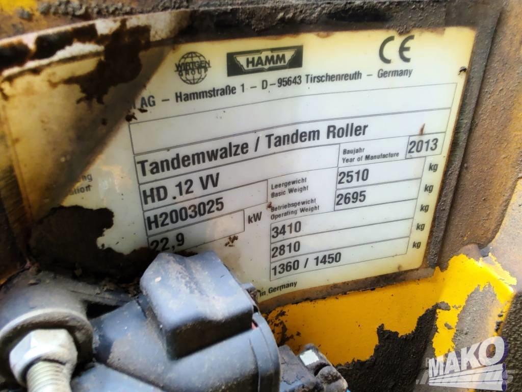 Hamm HD 12 VV Rulli a doppio tamburo