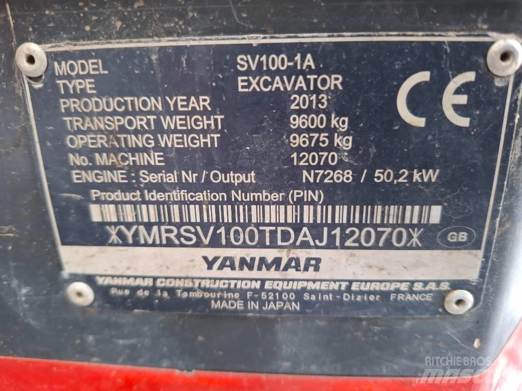 Yanmar SV100-1A Escavatori medi 7t - 12t