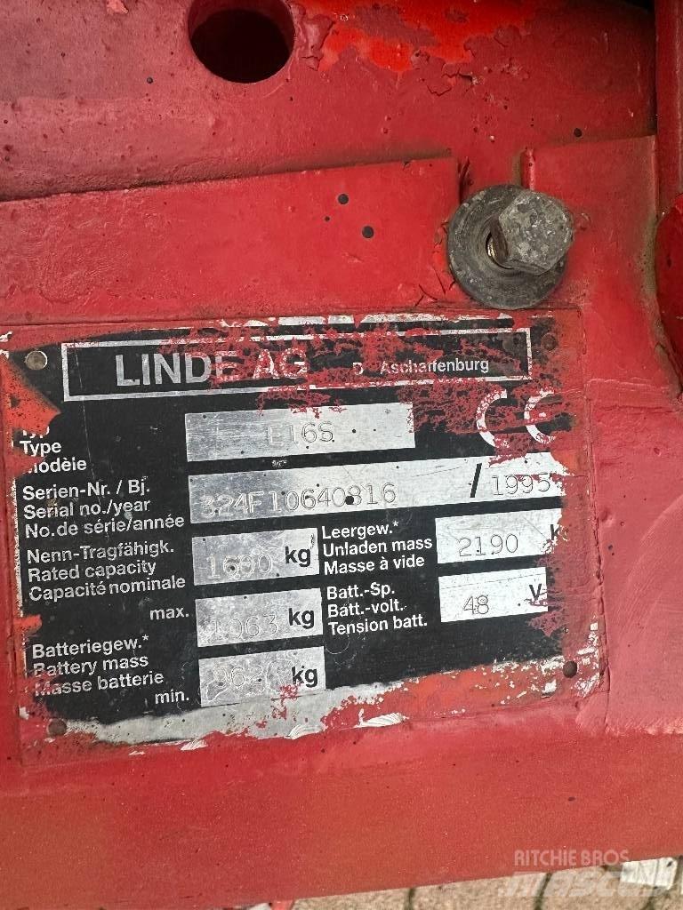 Linde E 16 S Carrelli elevatori elettrici
