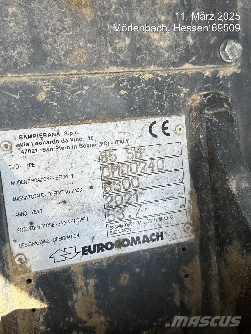 Eurocomach 85SB Miniescavatori