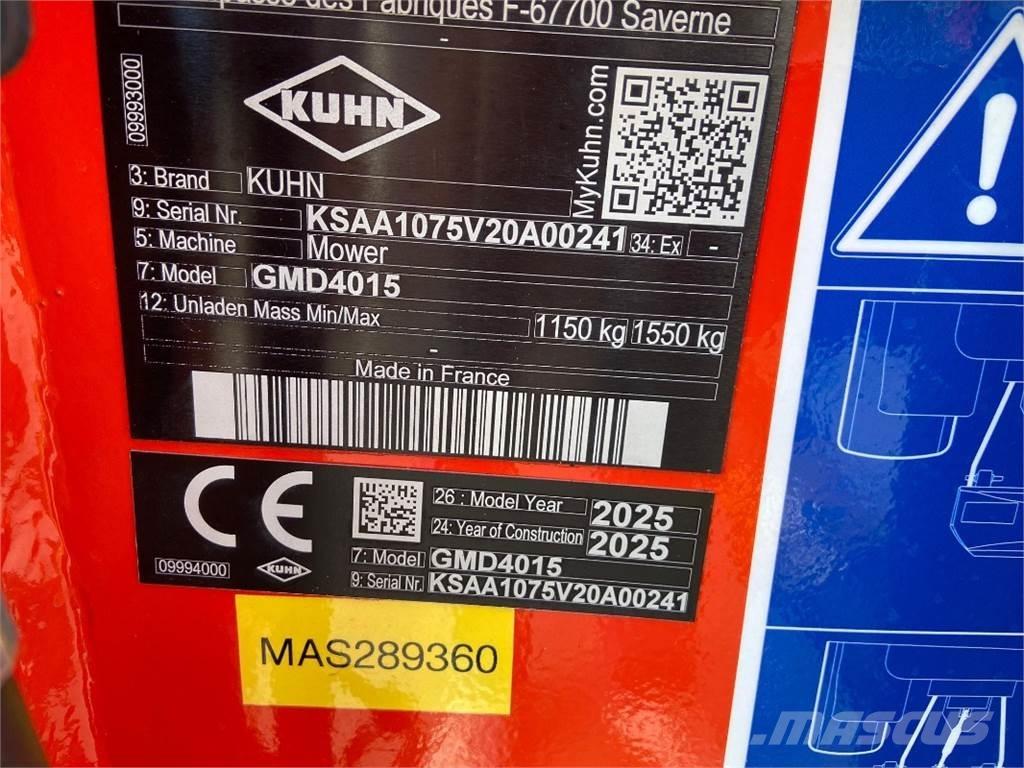 Kuhn GMD4015 Falciacondizionatrici
