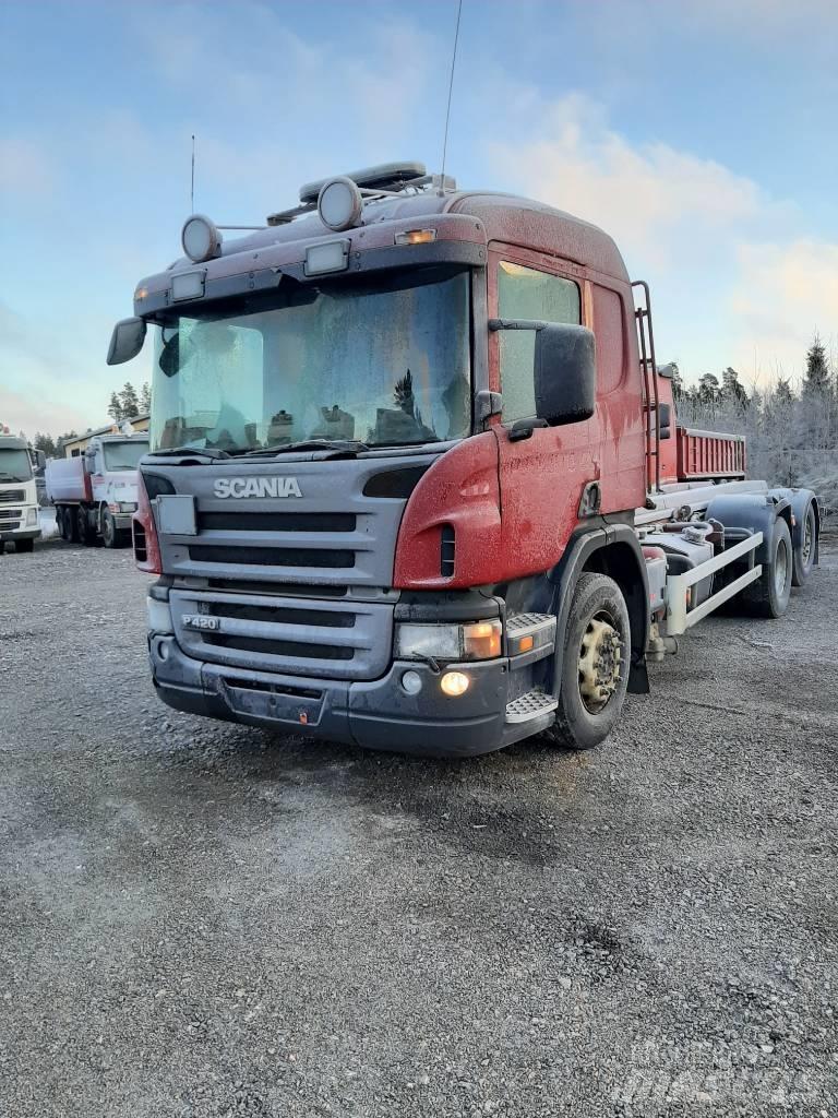 Scania P 420 Camion portacontainer