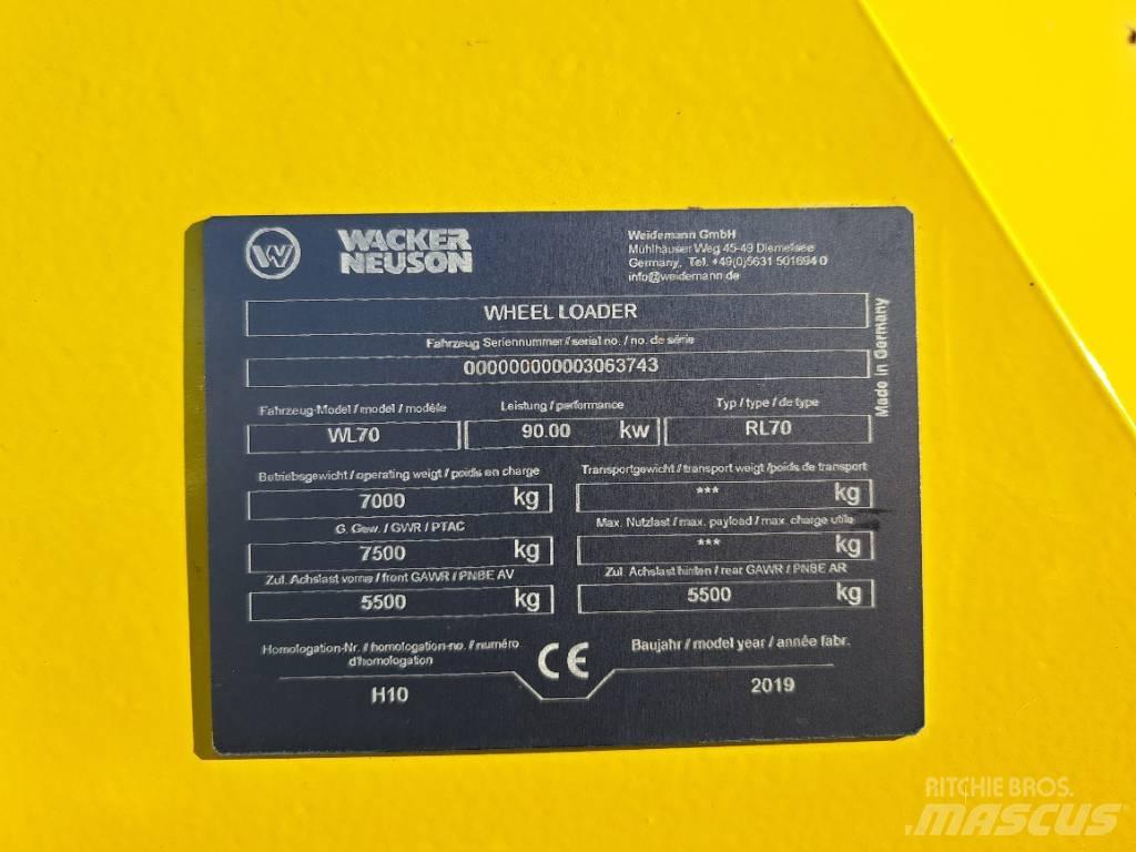 Wacker Neuson WL70 Pale gommate