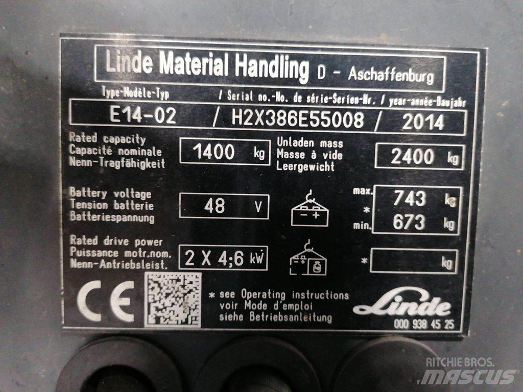 Linde E14-02 Carrelli elevatori elettrici