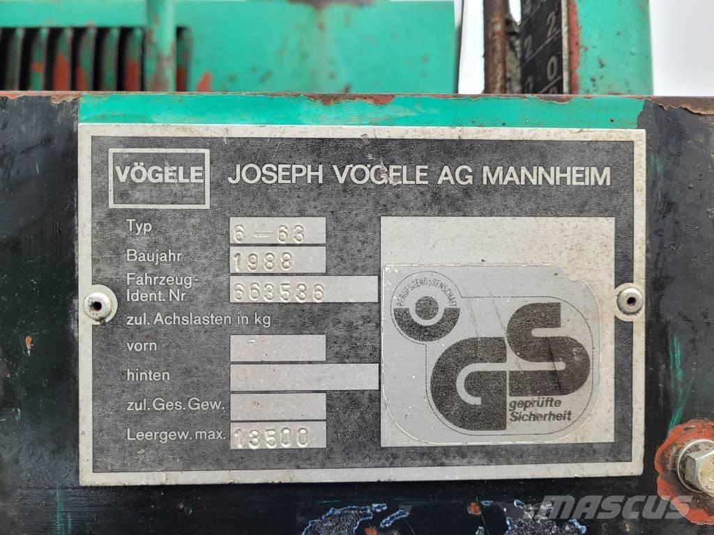 Vögele Super 1500 Finitrici