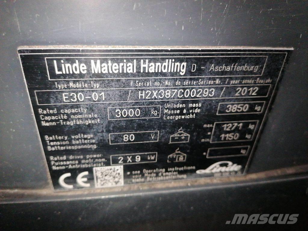 Linde E30-01 Carrelli elevatori elettrici