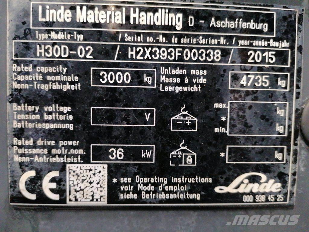 Linde H30D-02 Carrelli elevatori diesel
