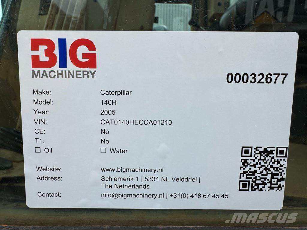 CAT 140H Motorgraders