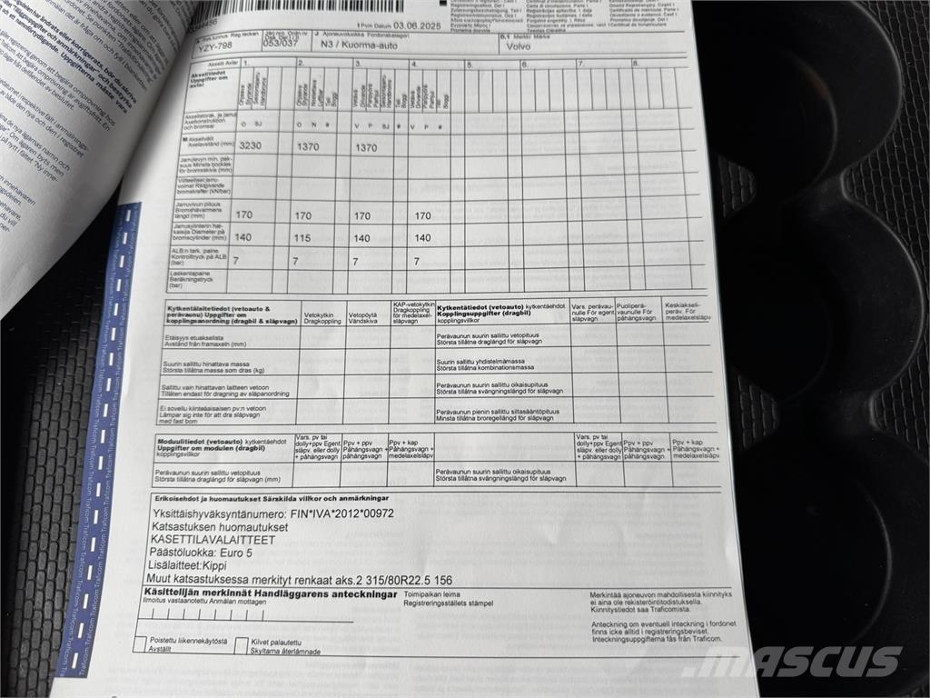 Volvo FMX 8x4 Camion ribaltabili